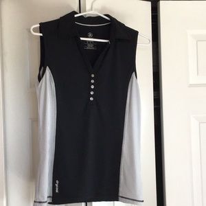 Ladies Abacus Sleeveless Golf Shirt